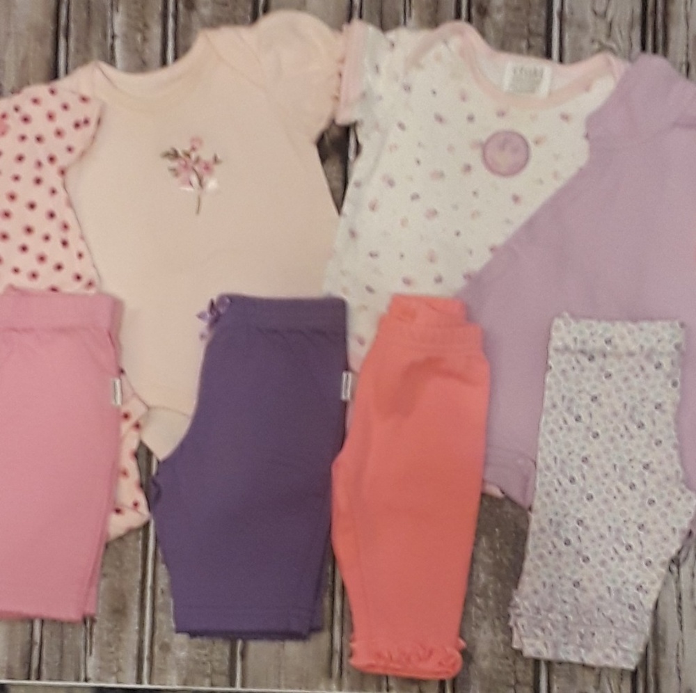 Bodysuit onesie snap shirt w pant sets